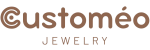 Logo Customéo Jewelry - bijoux personnalisés initiales